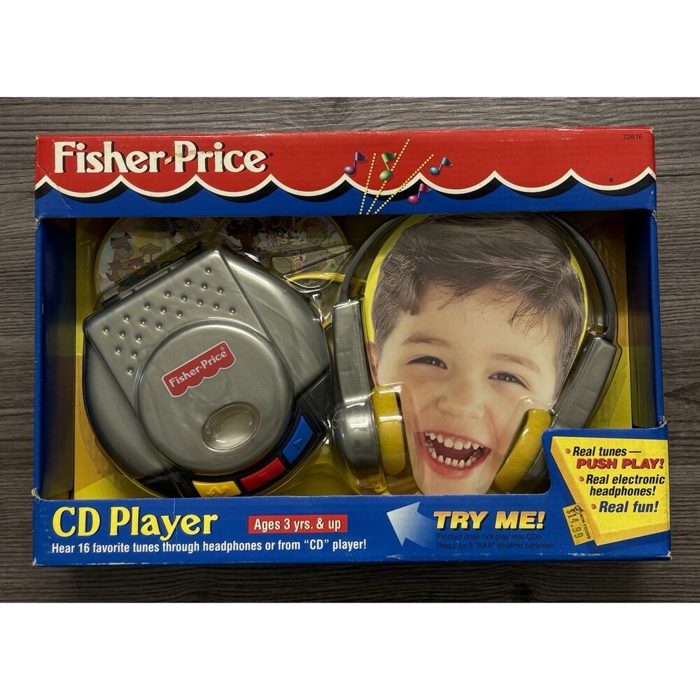 Fisher Price CD Player 72616 Factory Sealed